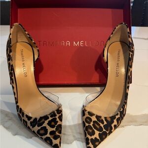 Tamara Mellon Heels Leopard Haircalf Siren Heels